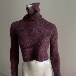 Talula Wool Cropped Turtleneck